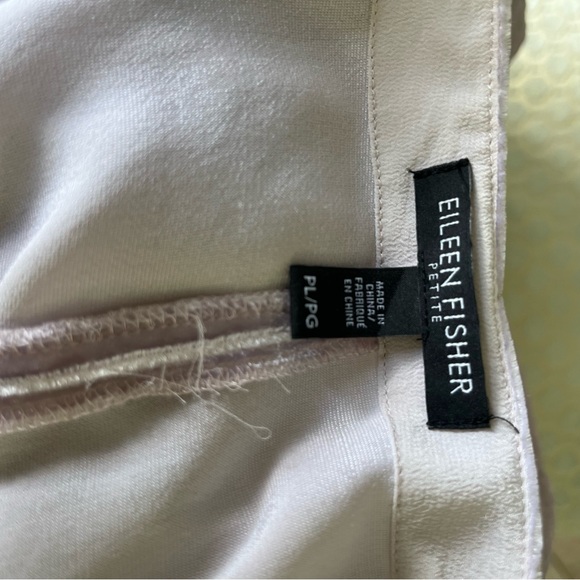 Eileen Fisher Lavender Pink Velvet Top Size L - Picture 7 of 10